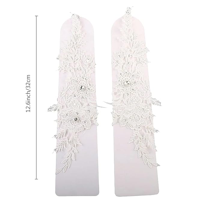 GownLink's Heavenly Grace Classy Bridal Gloves for Christian & Catholic Wedding G115