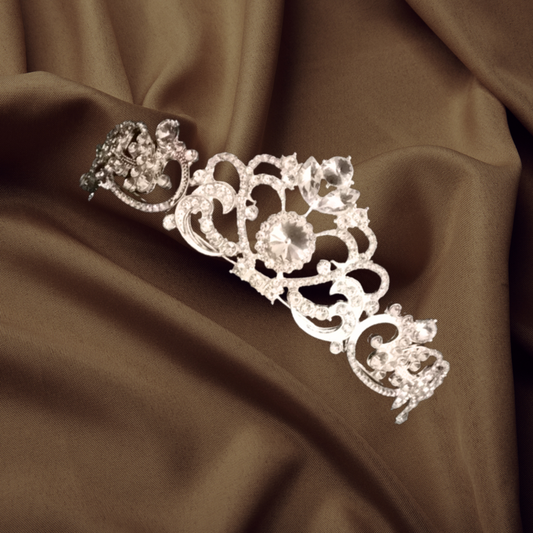 "Gilded Floral Crown with Rich Autumn Tones – Embrace the warmth of the season."