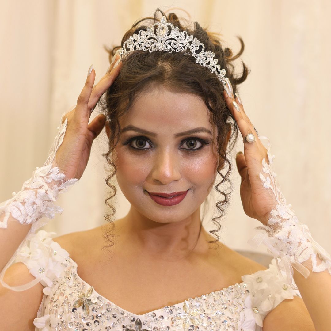 Christain wedding Silver Head Accessories in Nagaland