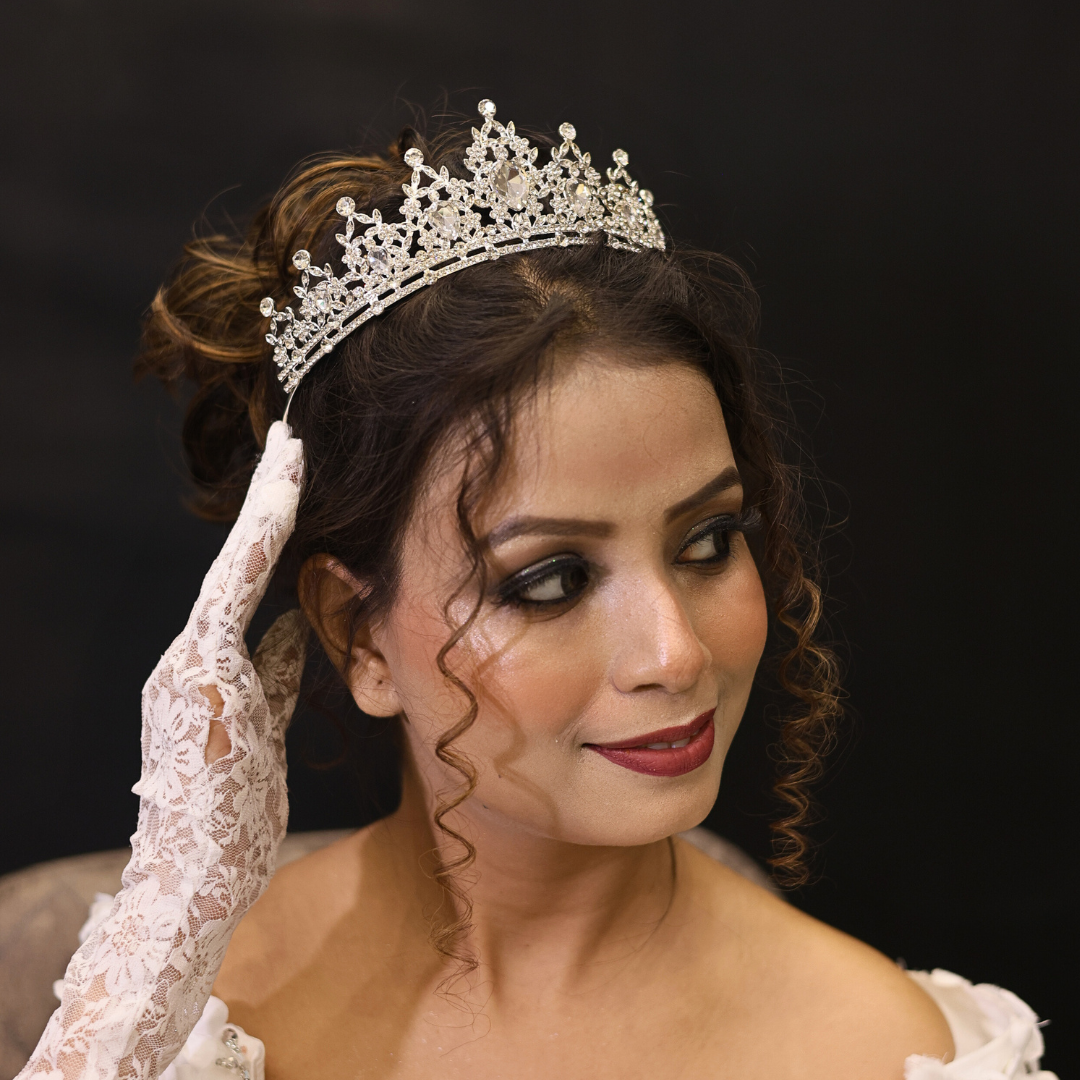Christian wedding hair accessories in Shillong
