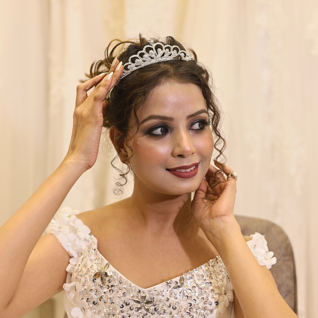 Christian Wedding Hair Crown in Bangloe