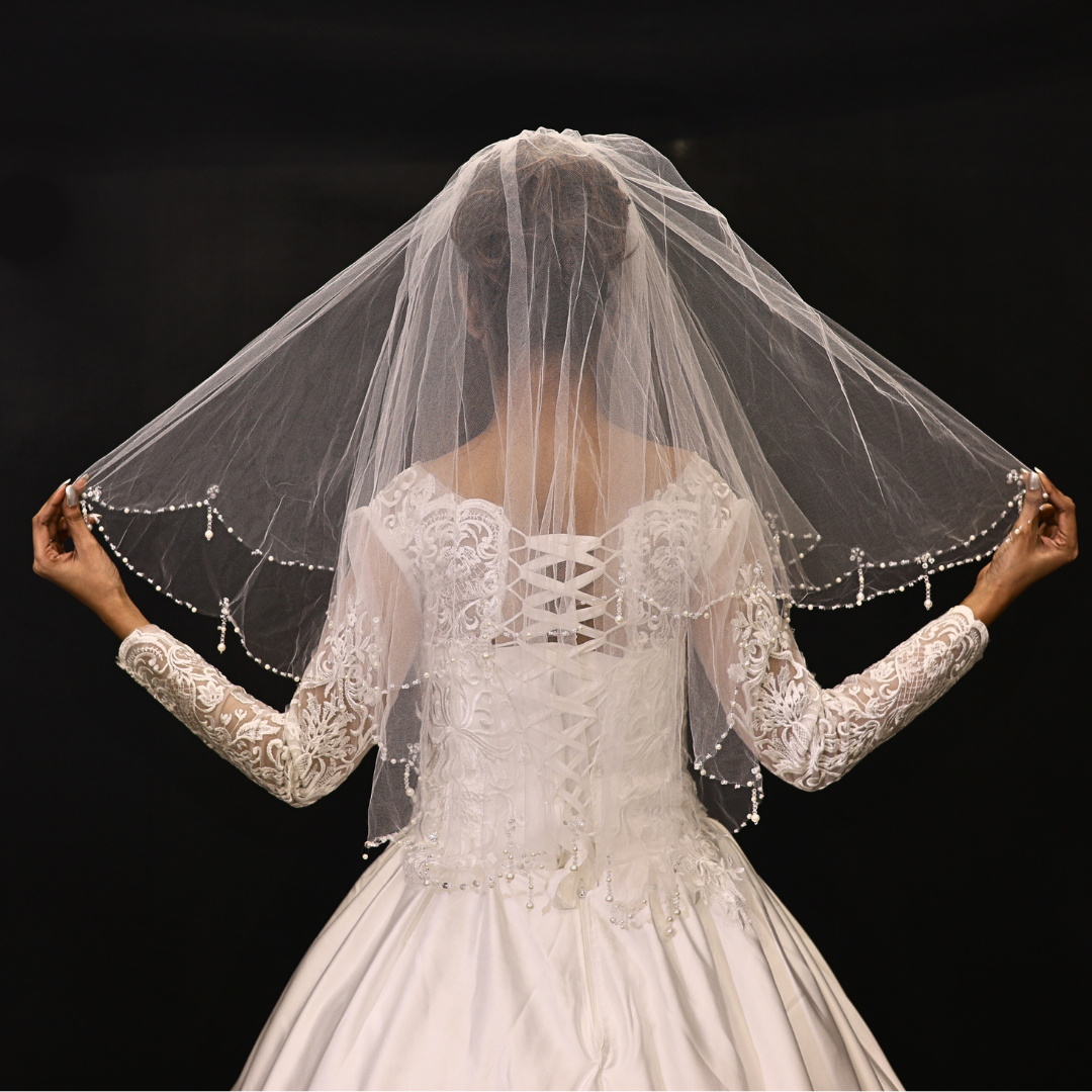 Traditional Catholic Bridal veil in Nellor, Andhra Pradesh