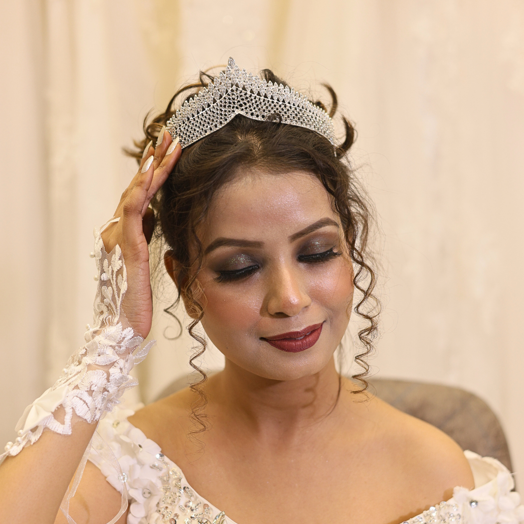 Wedding crown for Christian ceremony in Kerala