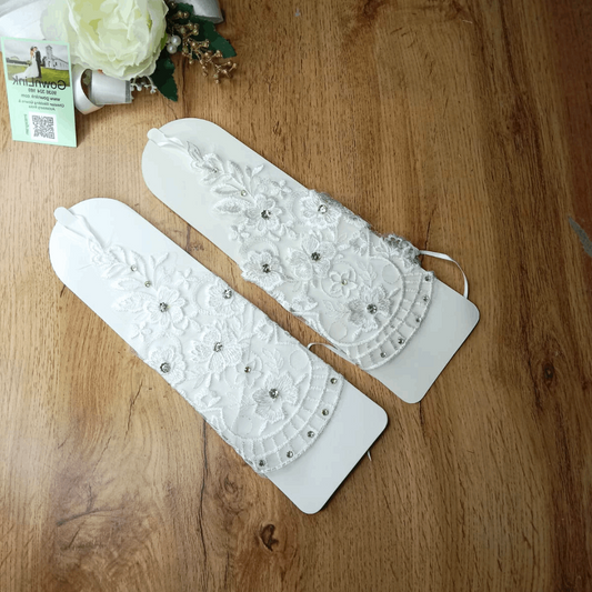 white gloves for wedding Sariya