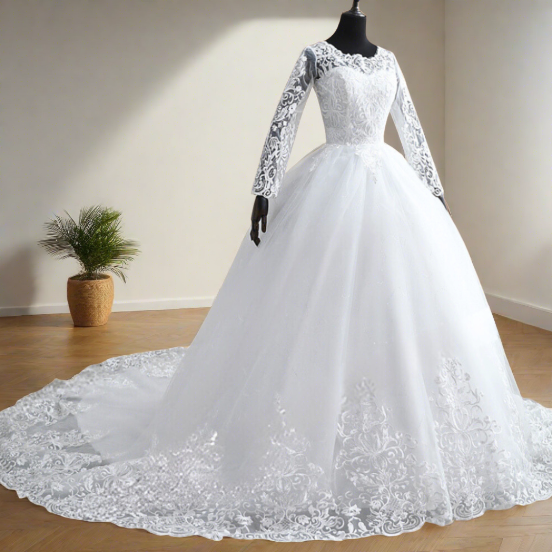 captivating Catholic Wedding Dress with Sweetheart Neckline Sasaram