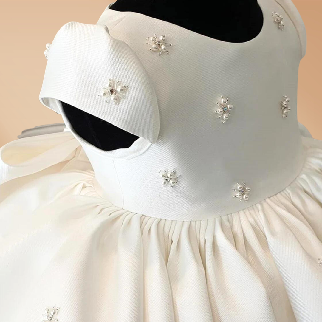 White Lace Baptism & Christening Dress Sevagram