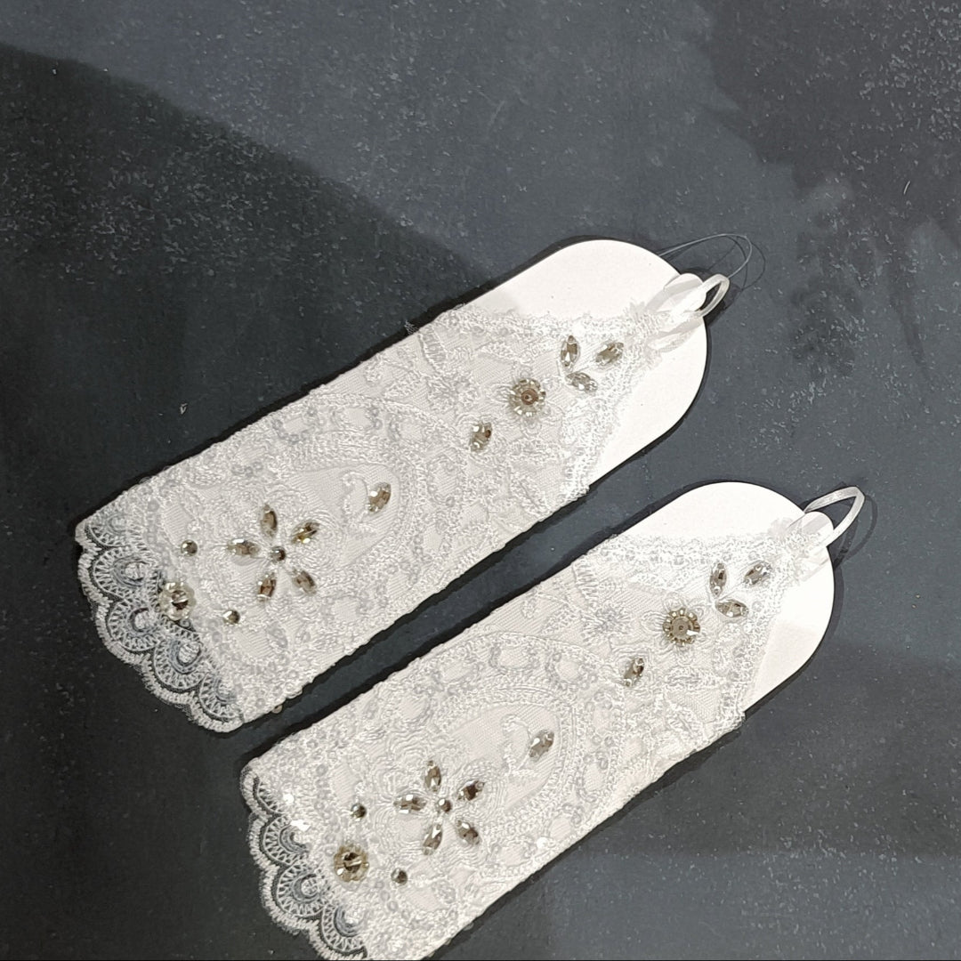 GownLink Classy Bridal Gloves for Christian & Catholic Wedding G24