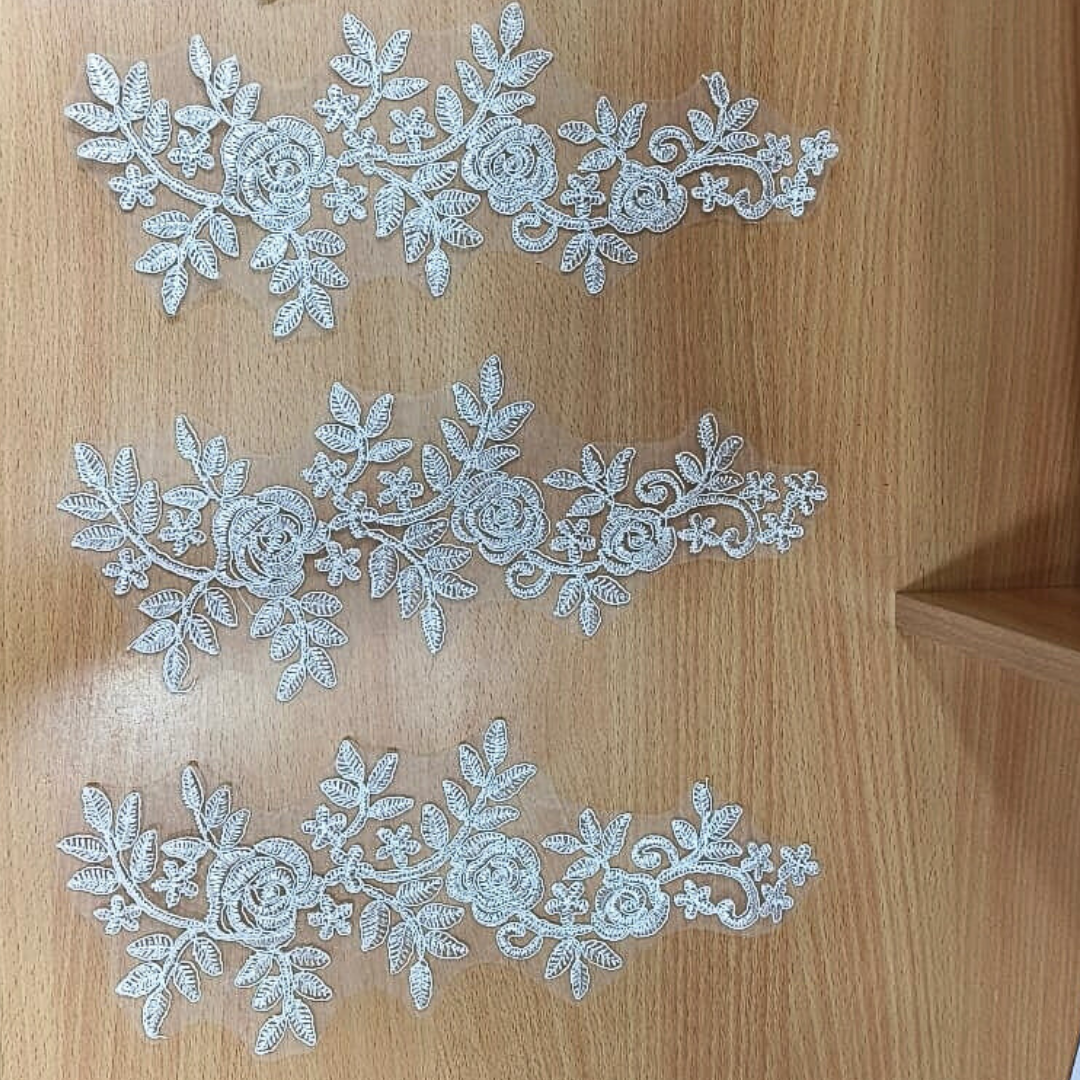 Lace Rose Patches For Wedding Dresses