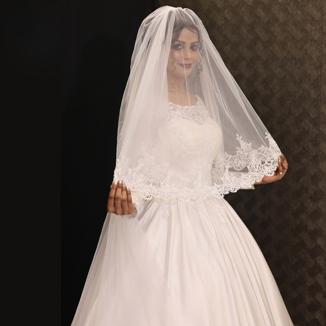 Traditional Catholic Wedding veil in Kerala
