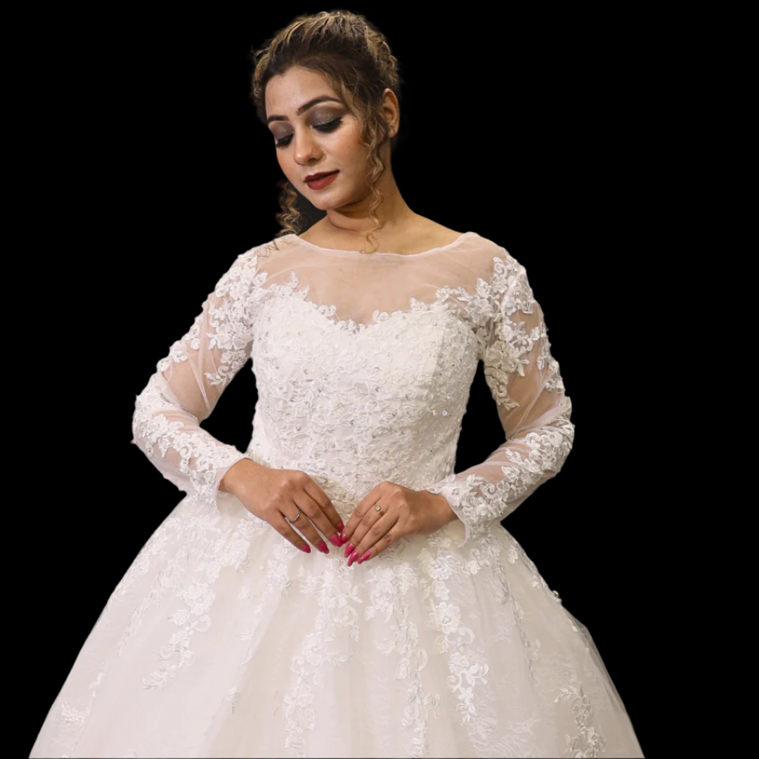Christian wedding gown in Mumbai
