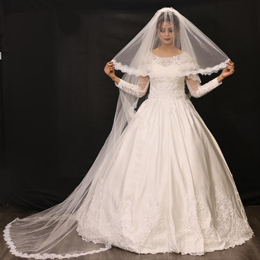 Modest wedding veil in Shillong