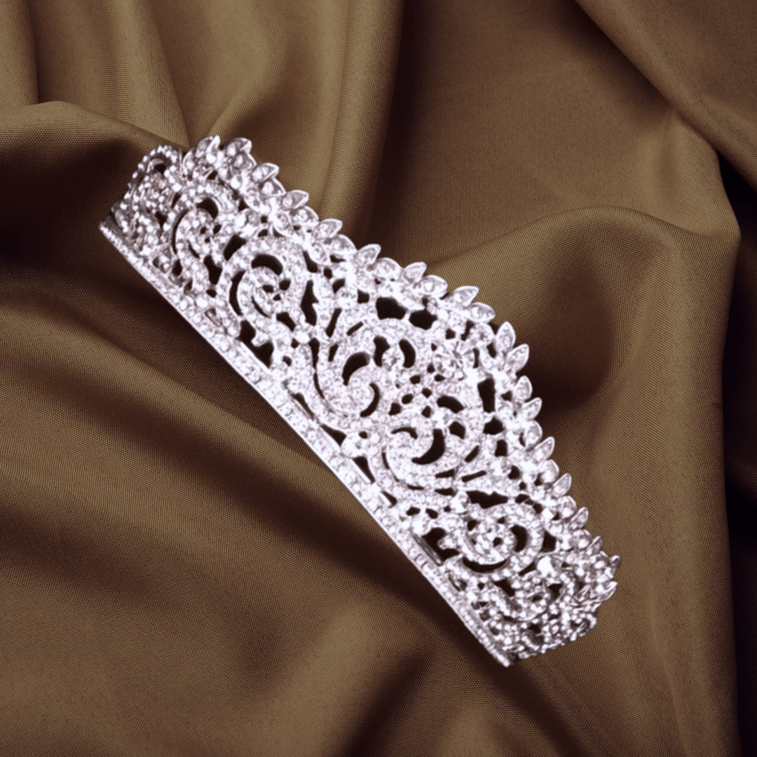 Crystal tiara crown wedding Bangalore India