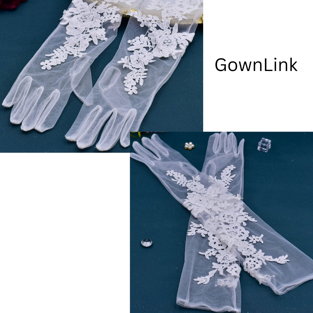 GownLink Finger Gloves for bride G102