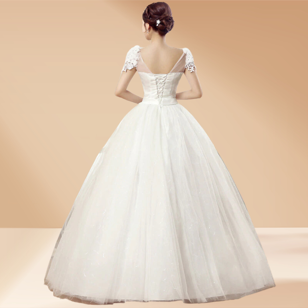 bridal white frock Majhion (NP