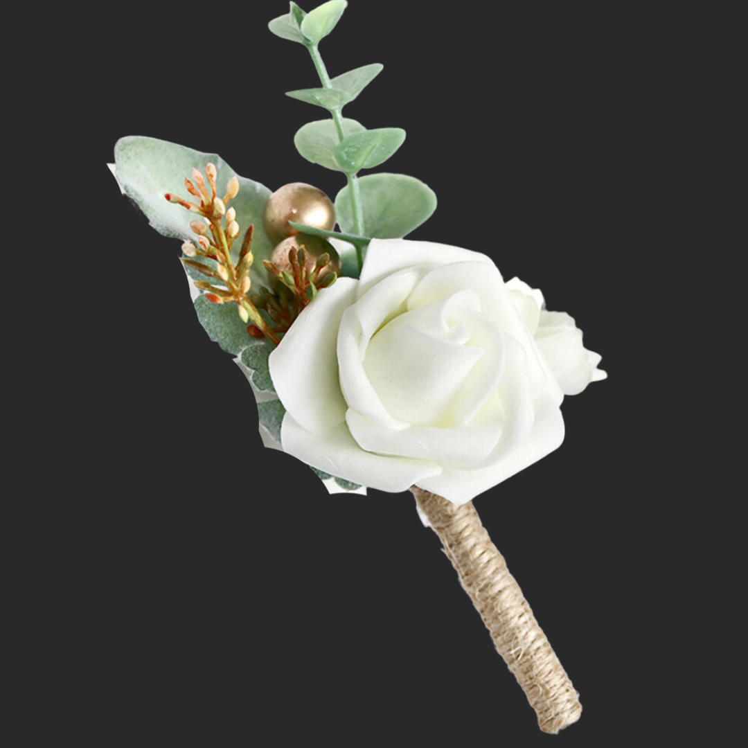 Groom boutonniere prom Flower wedding Nagaruntari India