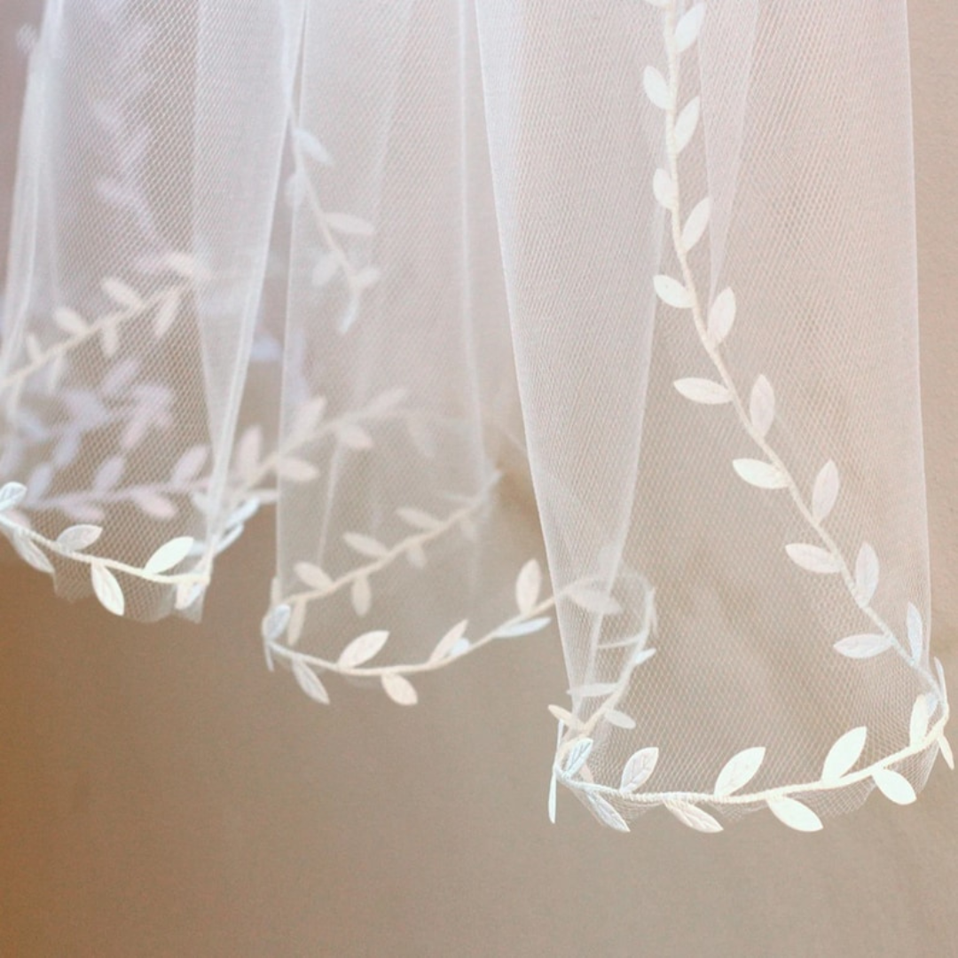 wedding Elbow Veil Length White Chandigarh