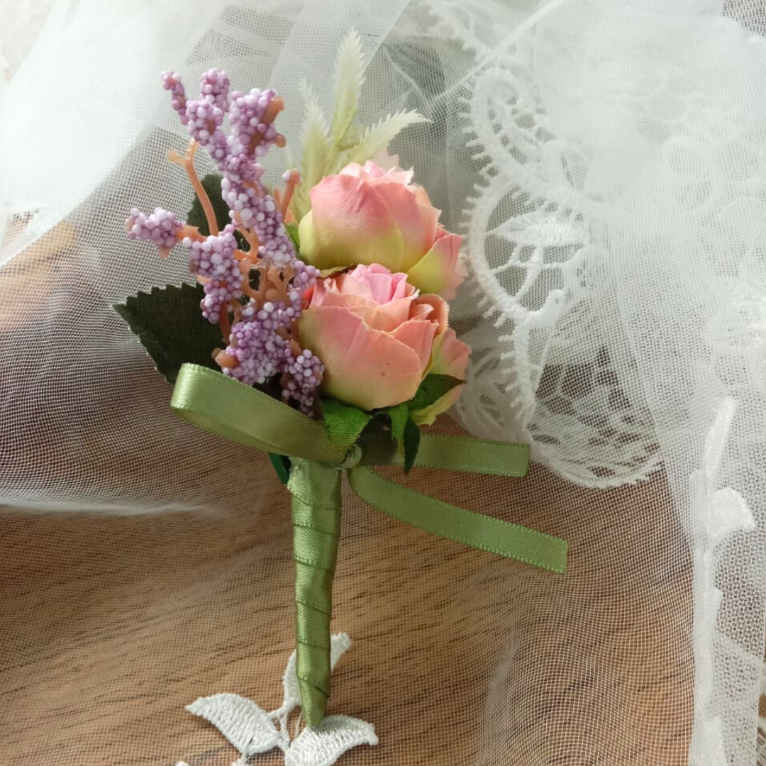 GownLink's Groom's Boutonniere Enchantment for a Christian & Catholic Wedding CF54