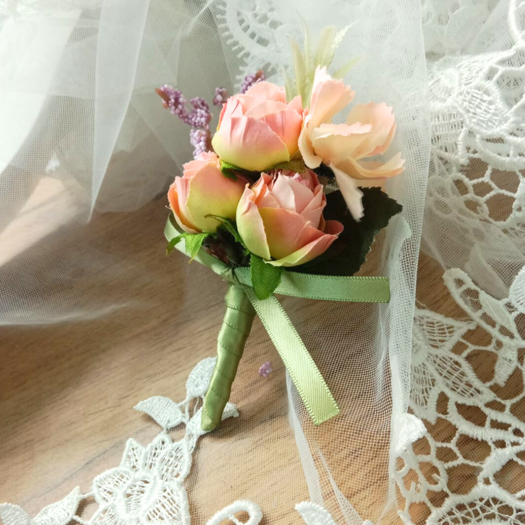 GownLink's Groom's Boutonniere Enchantment for a Christian & Catholic Wedding CF54