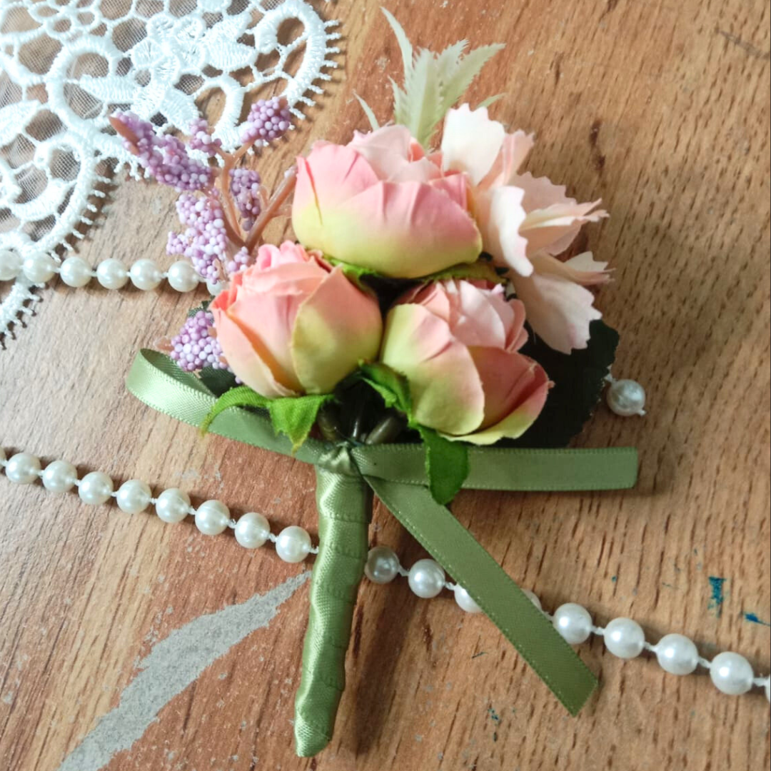 GownLink's Groom's Boutonniere Enchantment for a Christian & Catholic Wedding CF54