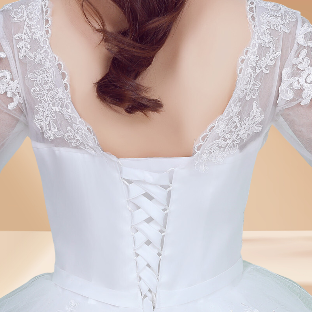 GownLink White Wedding Gowns GLHS14B