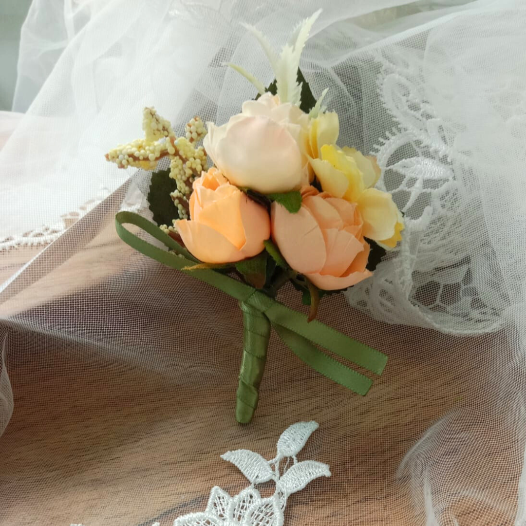 GownLink's Groom's Boutonniere Enchantment for a Christian & Catholic Wedding CF54