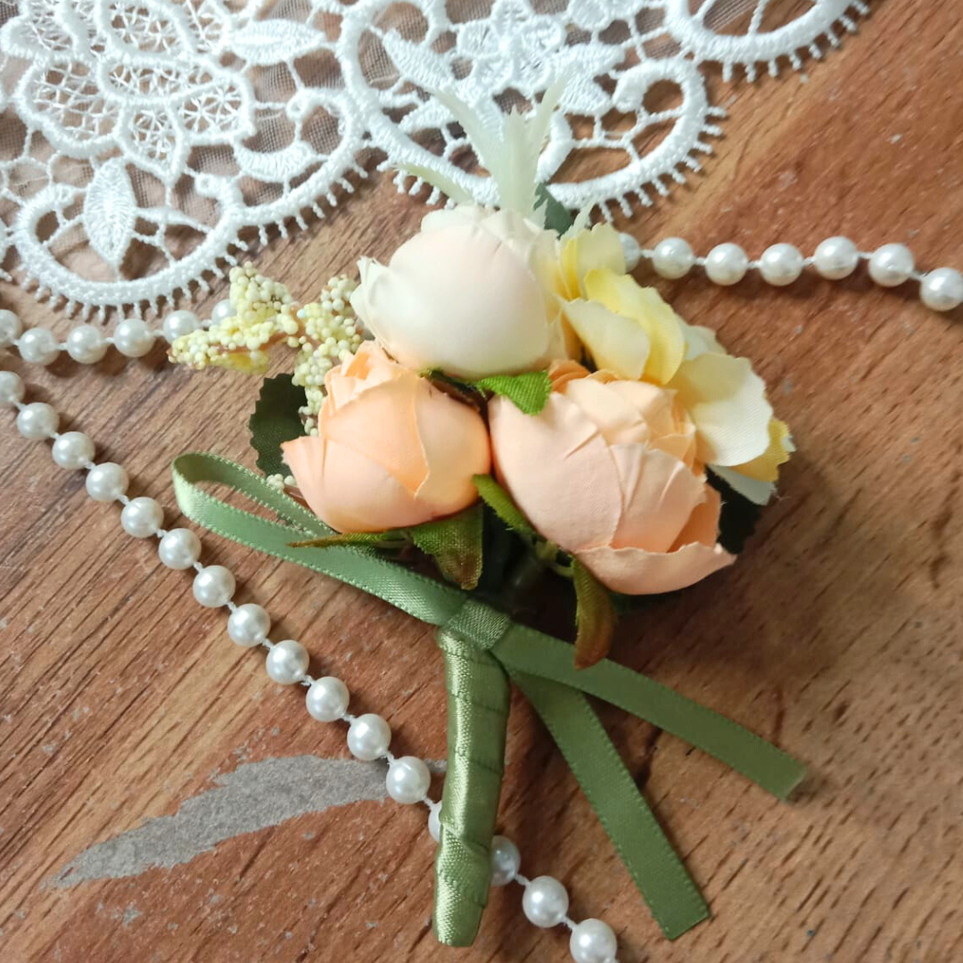 GownLink's Groom's Boutonniere Enchantment for a Christian & Catholic Wedding CF54