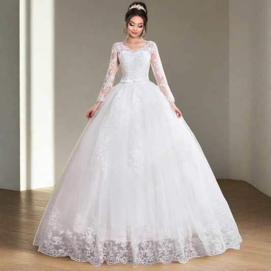 safed gown shaadi ka