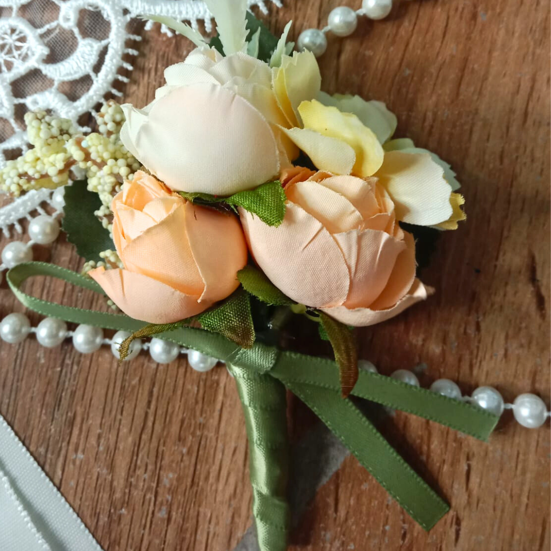 GownLink's Groom's Boutonniere Enchantment for a Christian & Catholic Wedding CF54