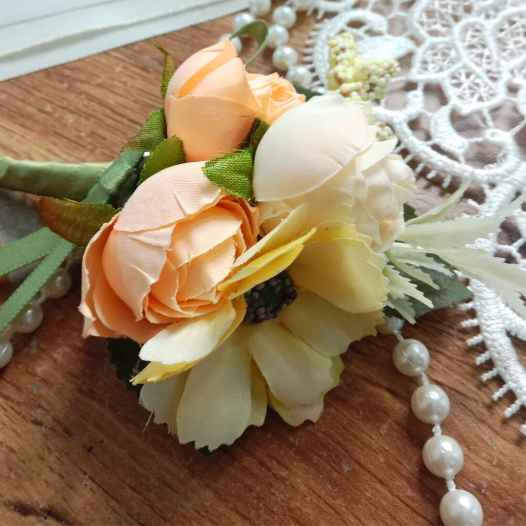 GownLink's Groom's Boutonniere Enchantment for a Christian & Catholic Wedding CF54