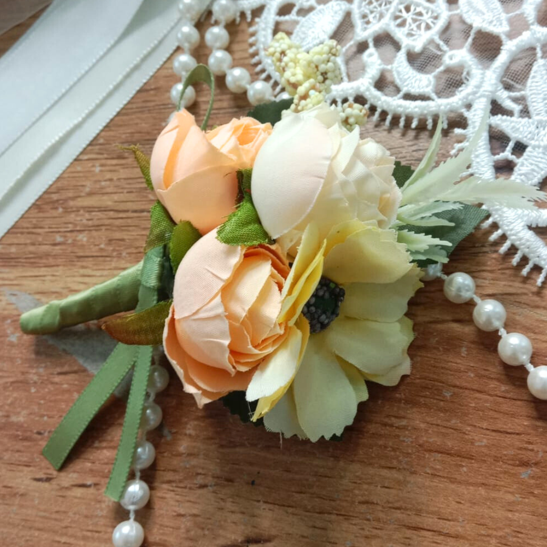 GownLink's Groom's Boutonniere Enchantment for a Christian & Catholic Wedding CF54