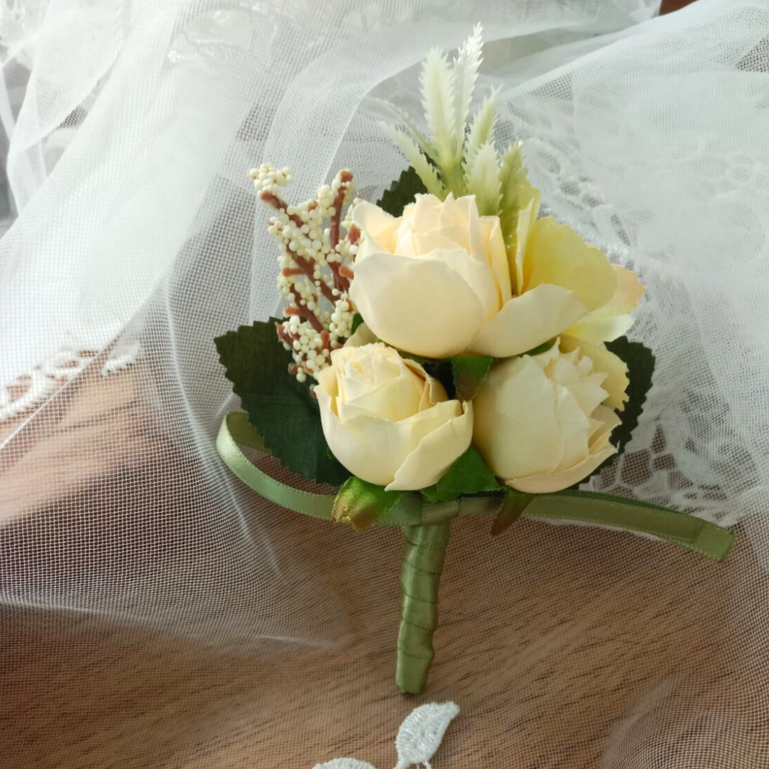 GownLink's Groom's Boutonniere Enchantment for a Christian & Catholic Wedding CF54