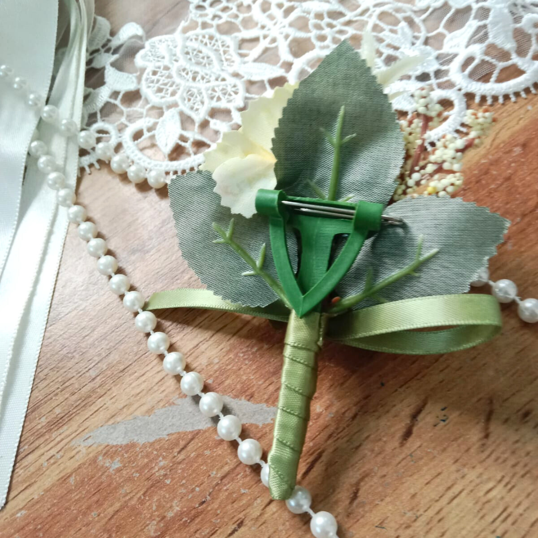 GownLink's Groom's Boutonniere Enchantment for a Christian & Catholic Wedding CF54