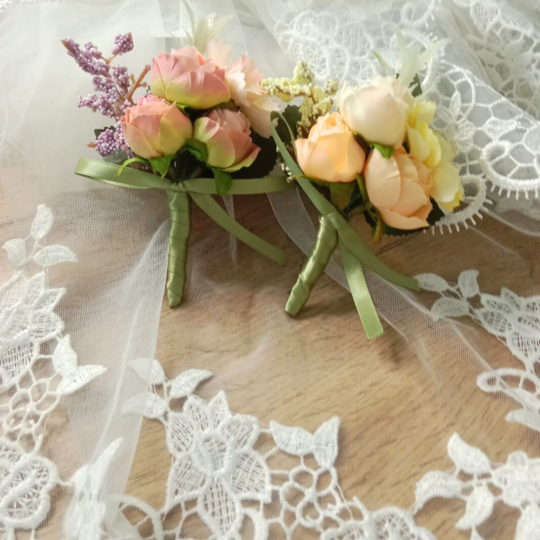 GownLink's Groom's Boutonniere Enchantment for a Christian & Catholic Wedding CF54