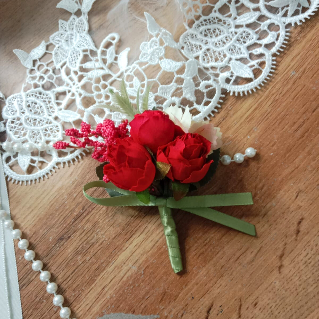 GownLink's Groom's Boutonniere Enchantment for a Christian & Catholic Wedding CF54