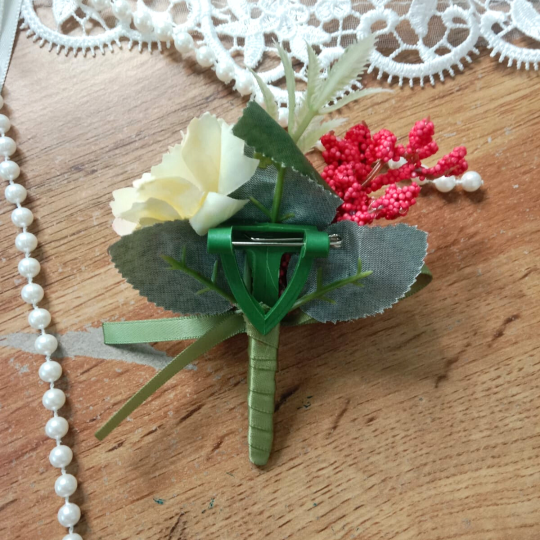 GownLink's Groom's Boutonniere Enchantment for a Christian & Catholic Wedding CF54