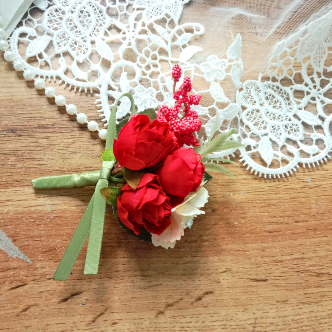 GownLink's Groom's Boutonniere Enchantment for a Christian & Catholic Wedding CF54