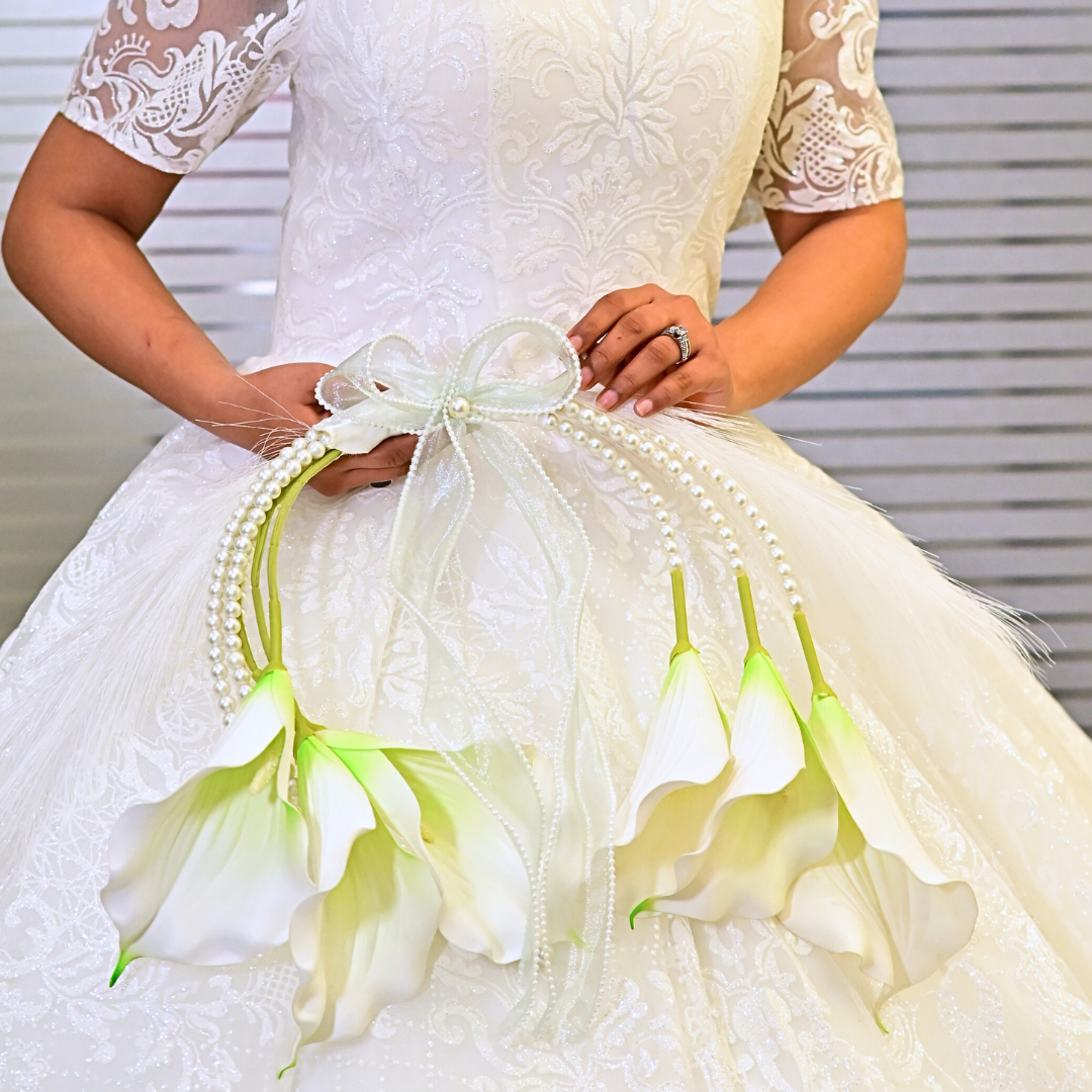 Eternal promise bridal bouquet B-128 for Christian & Catholic brides across Kerala, Goa, Mangalore, Tamil Nadu & North-East India, plus NRI brides in USA, UK & Gulf