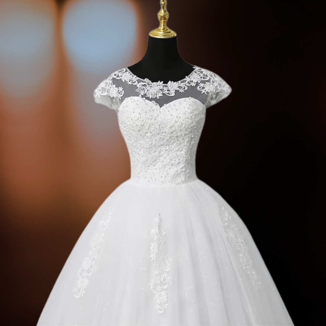 Modest Lace Wedding Dresses Diu