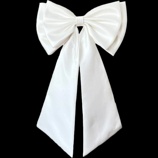 GownLink,s Detachable Satin Bow for Wedding Dress Bowknot with Irregular