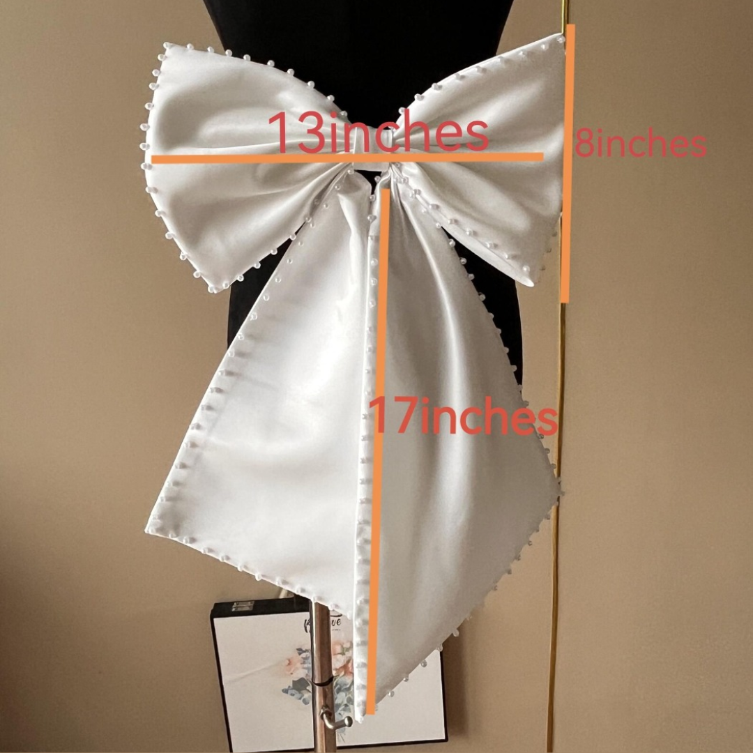 GownLink,s Short Detachable Bow for wedding dress