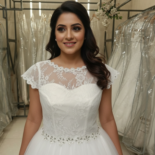 GownLink Timeless Beauty Christian Catholics Wedding Bridal Ball Gown GLHS587