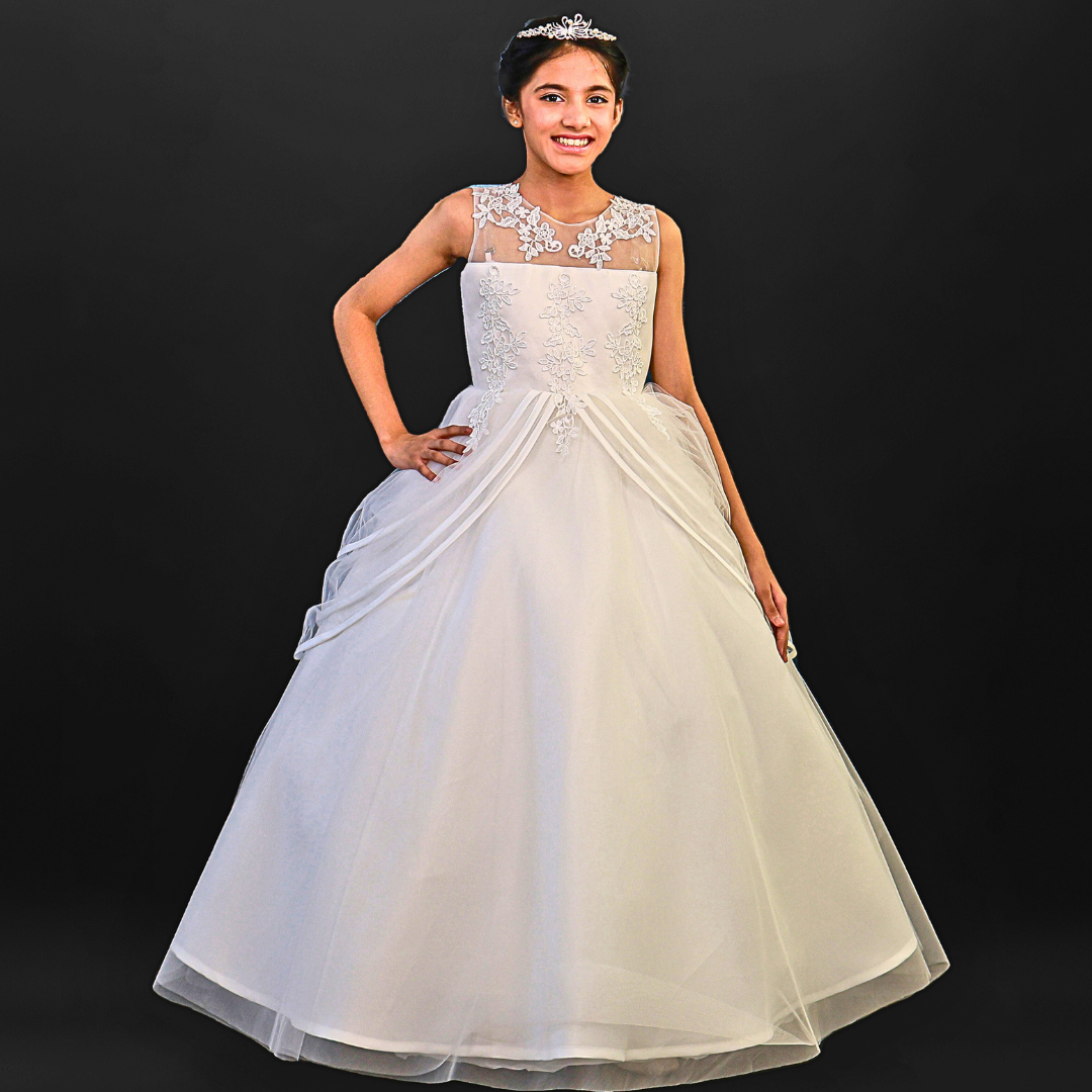 GownLink Christening Gown or Holy Communion Dress Girls GLHLC-7