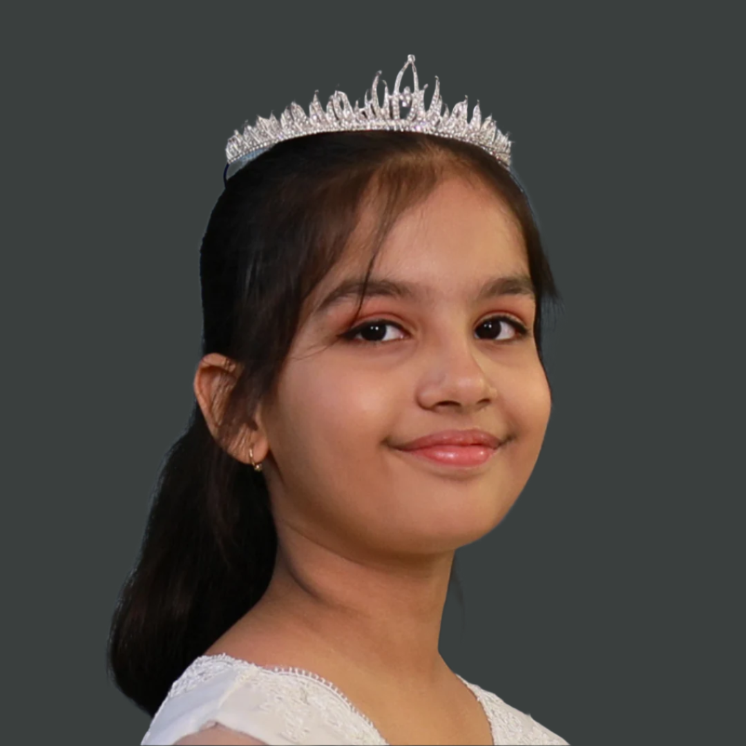 GownLink First Holy Communion crown stone and Gilded Leaves HLC-8
