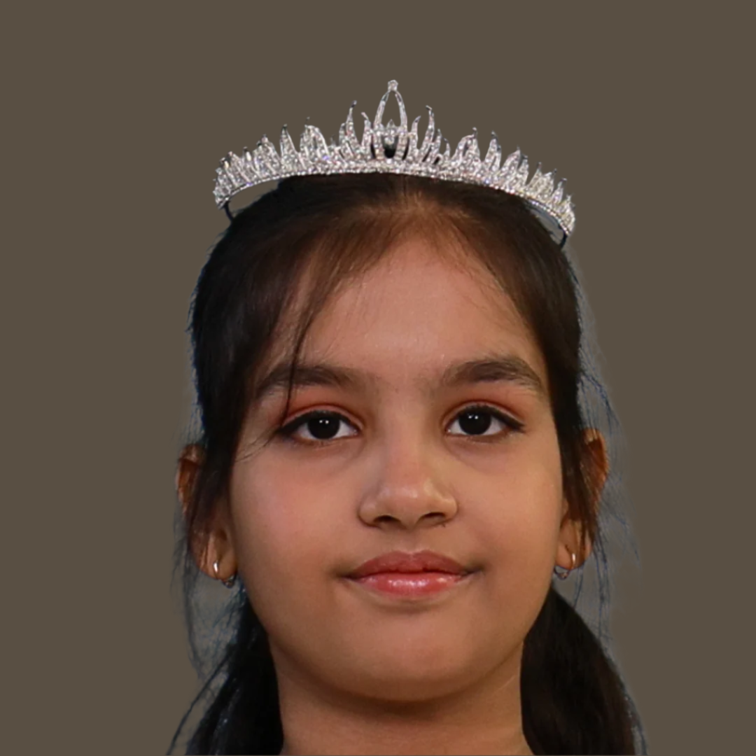 GownLink First Holy Communion crown stone and Gilded Leaves HLC-8