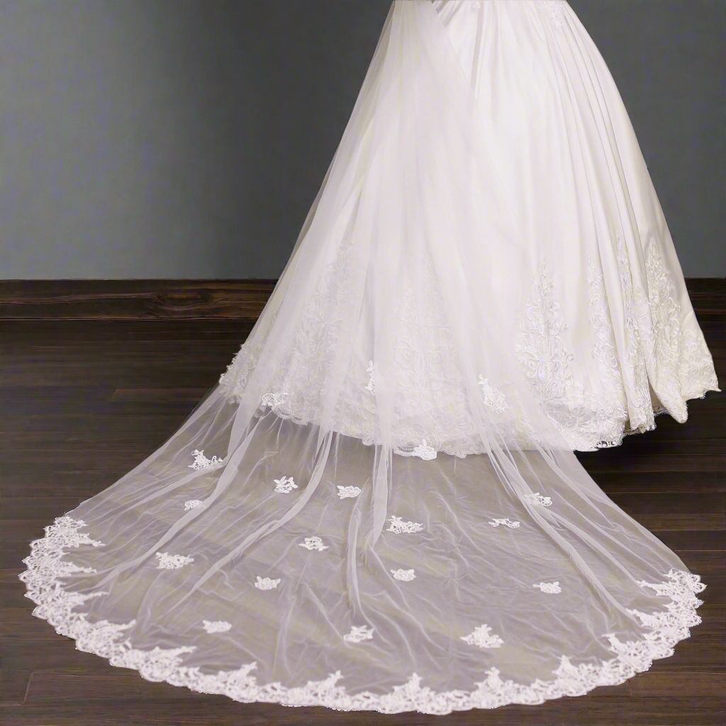 GownLink Bridal Veil With Comb for Weddings GLCP3-1