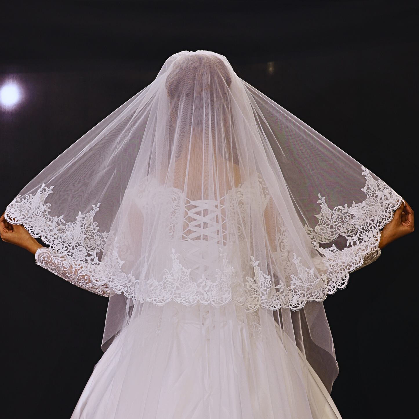 GownLink Bridal Veil With Comb for Weddings GLCP3-1