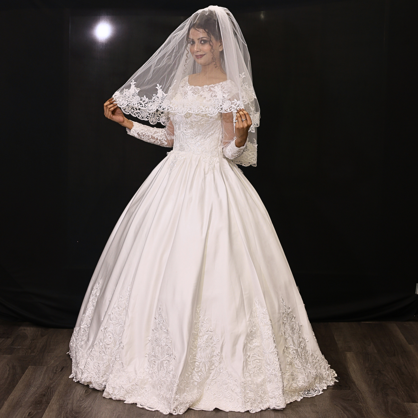 GownLink Bridal Veil With Comb for Weddings GLCP3-1