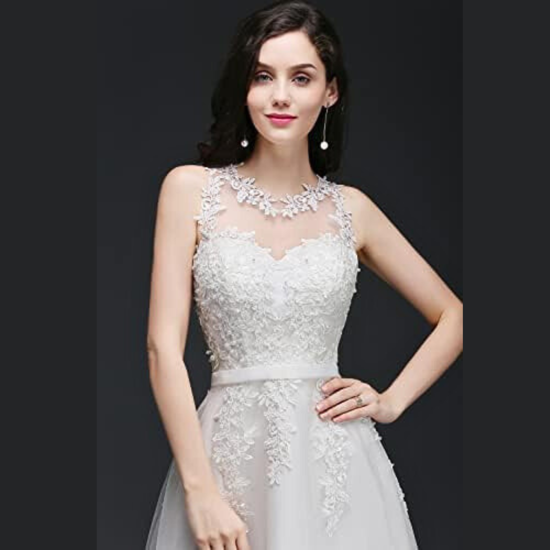 GownLink White Wedding Gown GLCPS733
