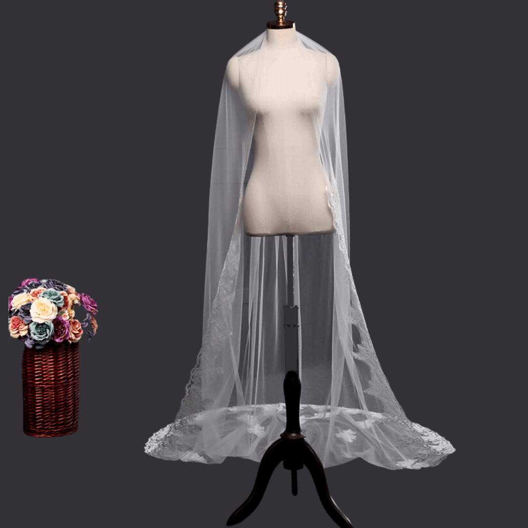 Embroidered Christian Wedding Veil Bhandara India