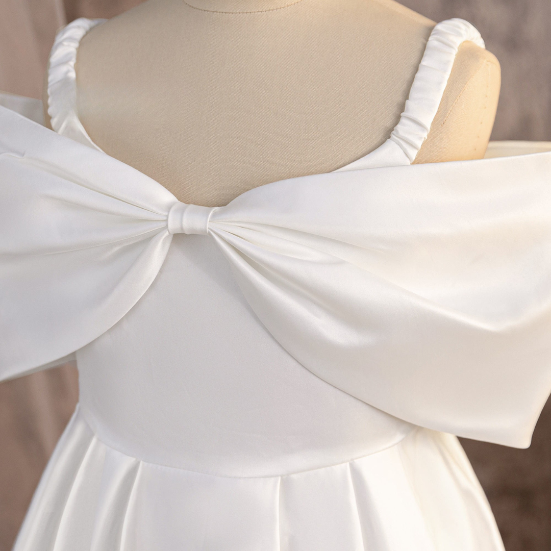 GownLink First Holy Communion Frock * 9 TO 14 Years HLC-BOW